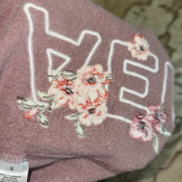 🖤NWOT AEROPOSTALE ANTIQUE ROSE AERO FLORAL JOGGERS SIZE S🖤 - Picture 8 of 9